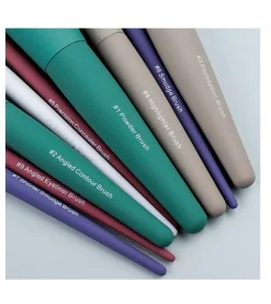 Set 9 brochas de maquillaje Pro - Colourful><noscript><img width=