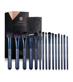 Set 15 brochas de maquillaje Jade Series - Turmaline Blue>Eigshow Sale