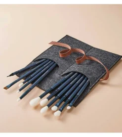 Set 11 pinceles de ojos Jade Series - Tourmaline Blue><noscript><img width=