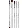 Set 5 pinceles de ojos Jade Series - Bright Silver>Eigshow Outlet