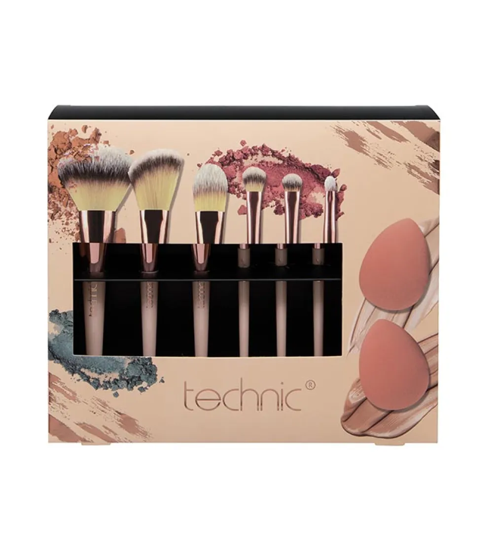 Set de 6 brochas y esponjas>Technic Cosmetics Clearance