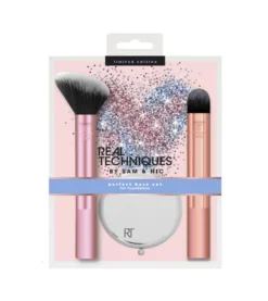 Set de brochas + espejo Skin Perfecting>Real Techniques Clearance