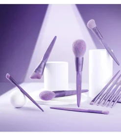 Set de brochas (11 piezas) - Ecopro Bamboo - Mist Purple><noscript><img width=