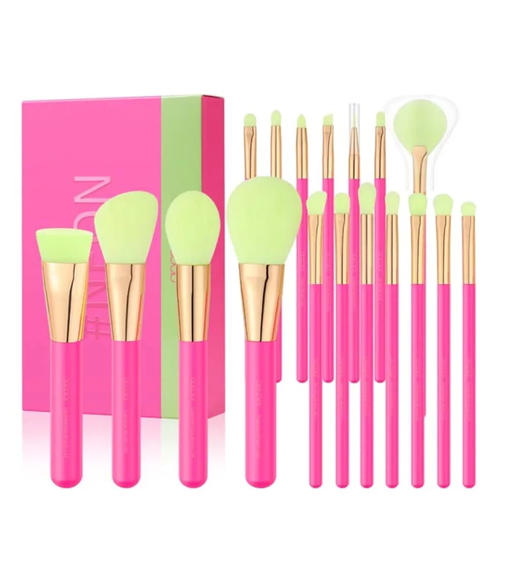 Set de Brochas (18 piezas) - Hot Pink>Docolor Discount