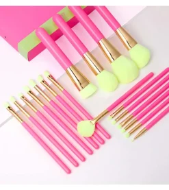 Set de Brochas (18 piezas) - Hot Pink>Docolor Discount