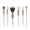 Set de brochas 6 piezas - T224: White/Rose Gold>Jessup Beauty Discount