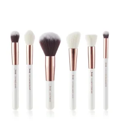 Set de brochas 6 piezas - T224: White/Rose Gold>Jessup Beauty Discount