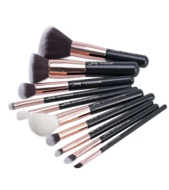Set de brochas 10 piezas - T156: Black/Rose Gold>Jessup Beauty