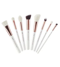 Set de brochas 8 piezas - T219: White/Rose Gold>Jessup Beauty Clearance