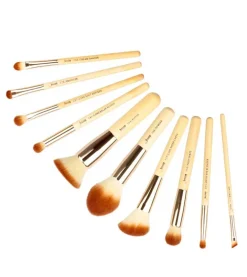 Set de brochas 10 piezas - T136: Bamboo>Jessup Beauty Outlet