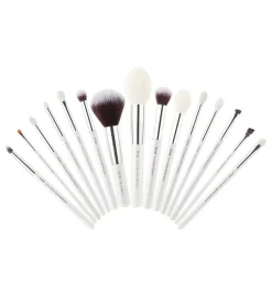 Set de brochas 15 piezas - T242: White/Silver>Jessup Beauty Clearance
