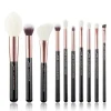 Set de brochas 10 piezas - T163: Black/Rose Gold>Jessup Beauty