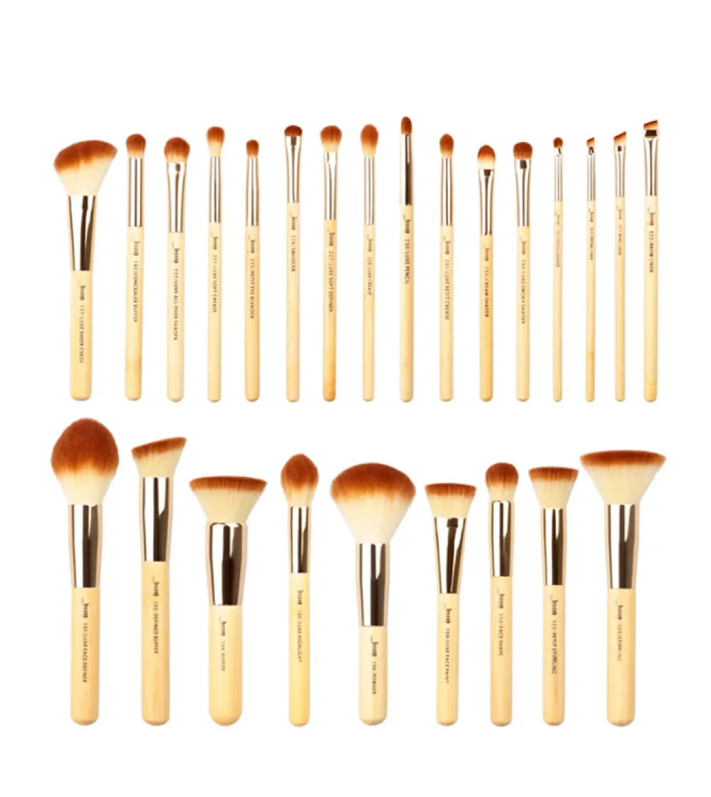 Set de brochas 25 piezas - T135: Bamboo Set>Jessup Beauty Outlet