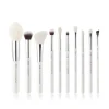 Set de brochas 10 piezas - T243: White/Silver>Jessup Beauty New