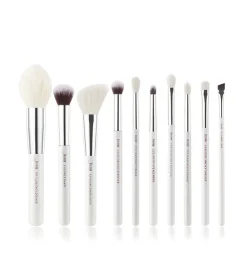 Set de brochas 10 piezas - T243: White/Silver>Jessup Beauty New
