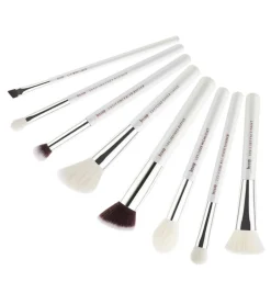 Set de brochas 8 piezas - T239: White/Silver>Jessup Beauty Outlet