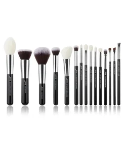 Set de brochas 15 piezas - T180: Black/Silver>Jessup Beauty Hot