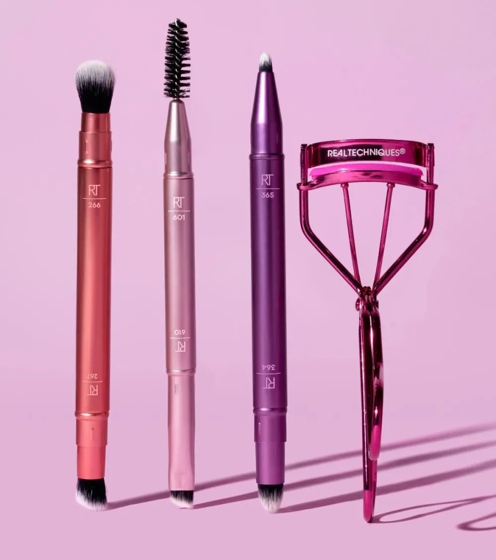 Set de brochas Double Time Brush + Lash set>Real Techniques