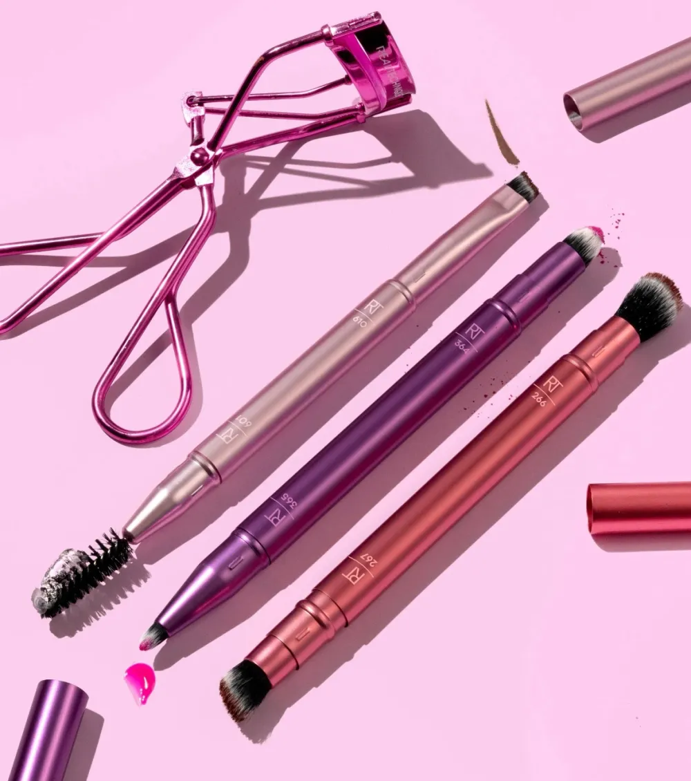 Set de brochas Double Time Brush + Lash set>Real Techniques