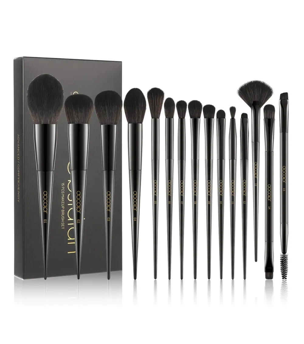 Set de brochas Obsidian (15 piezas)>Docolor Discount