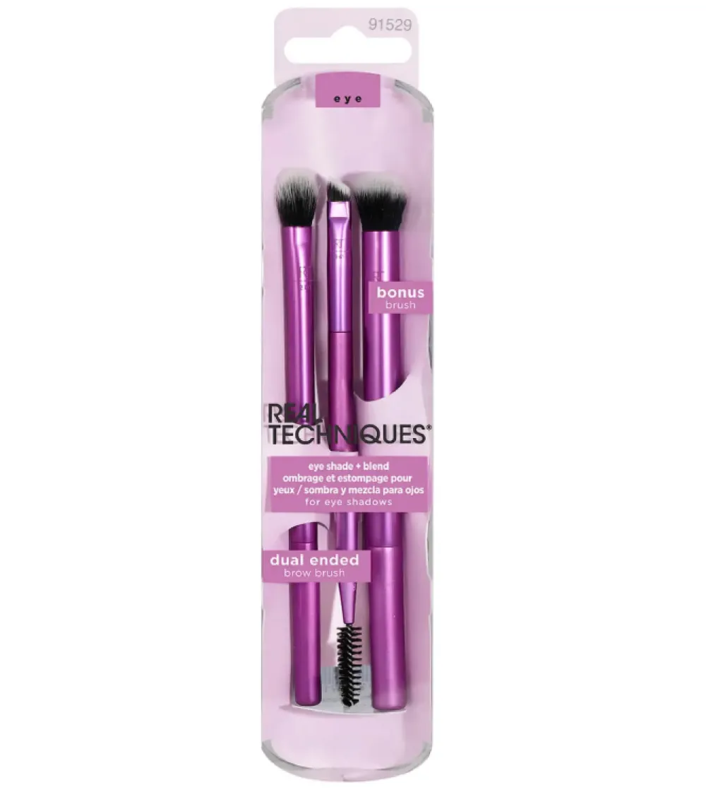 Set de brochas para sombras de ojos>Real Techniques