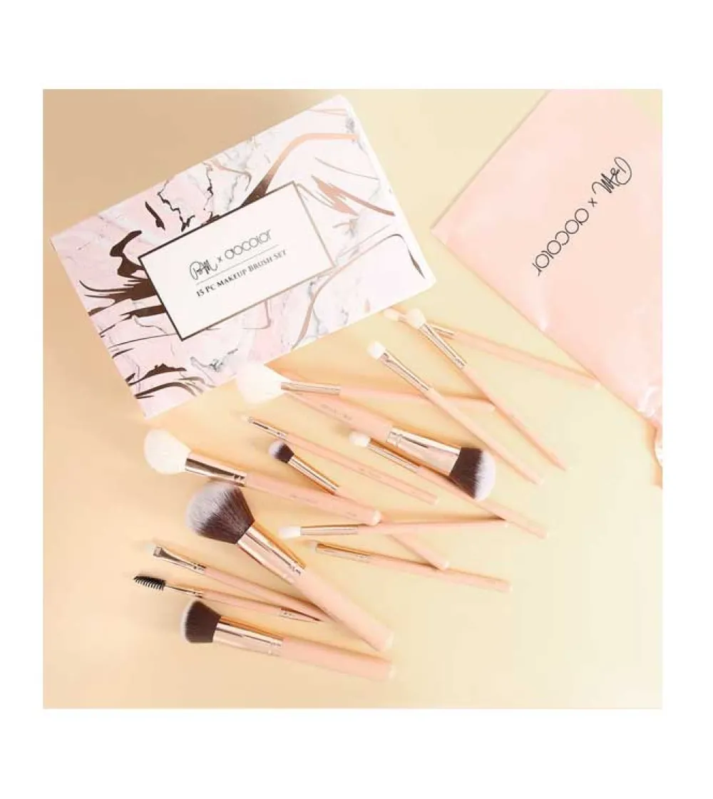 Set de Brochas x Berenice Makeup (15 piezas)>Docolor Sale
