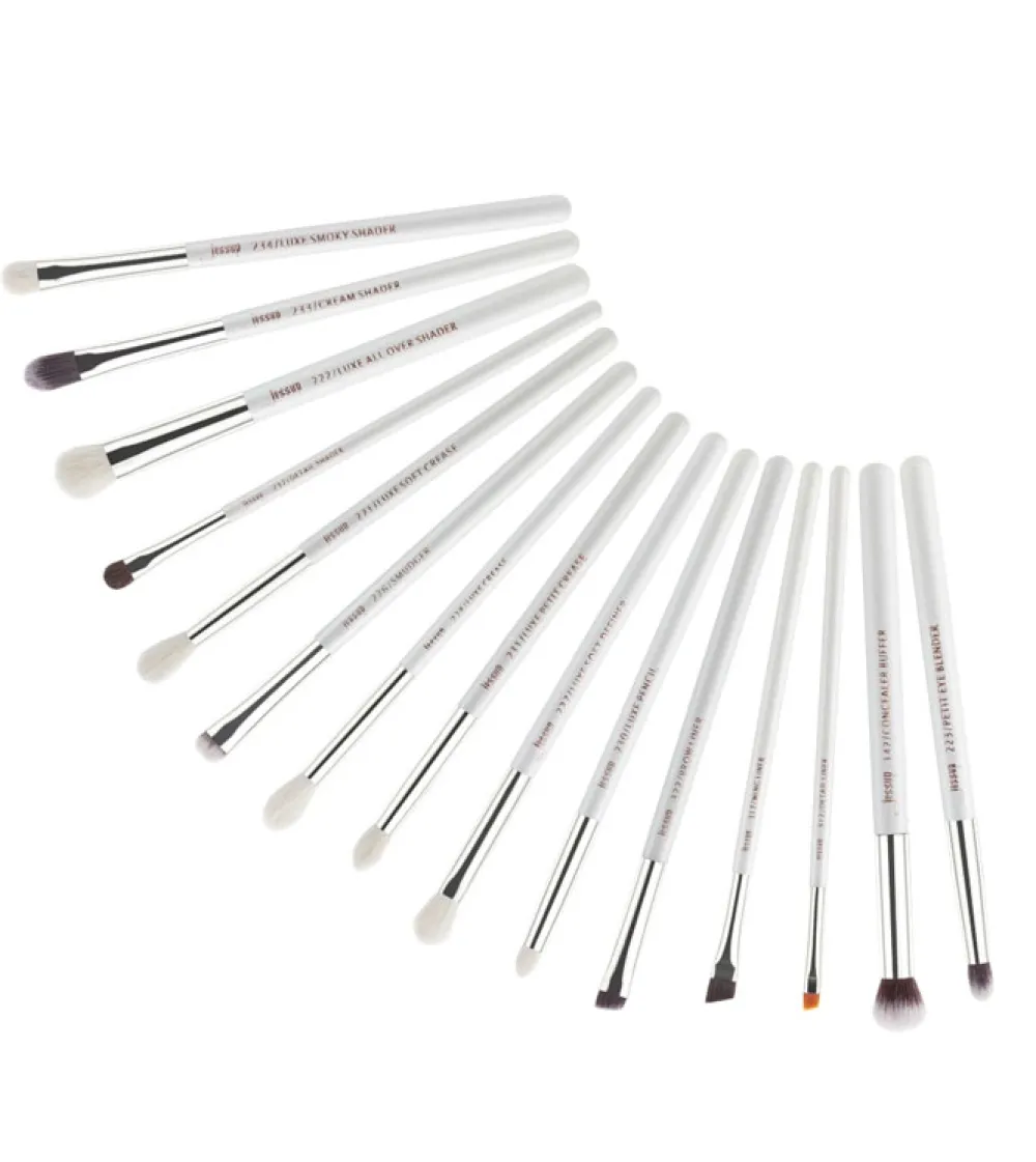 Set de pinceles 15 piezas - T237: White/Silver>Jessup Beauty