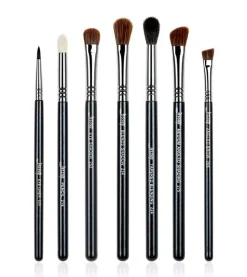 Set de Pinceles 7 piezas - T122: Black/Silver>Jessup Beauty Hot