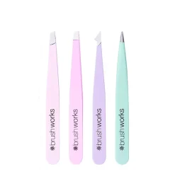 Set de pinzas depilatorias - Pastel>Brushworks New