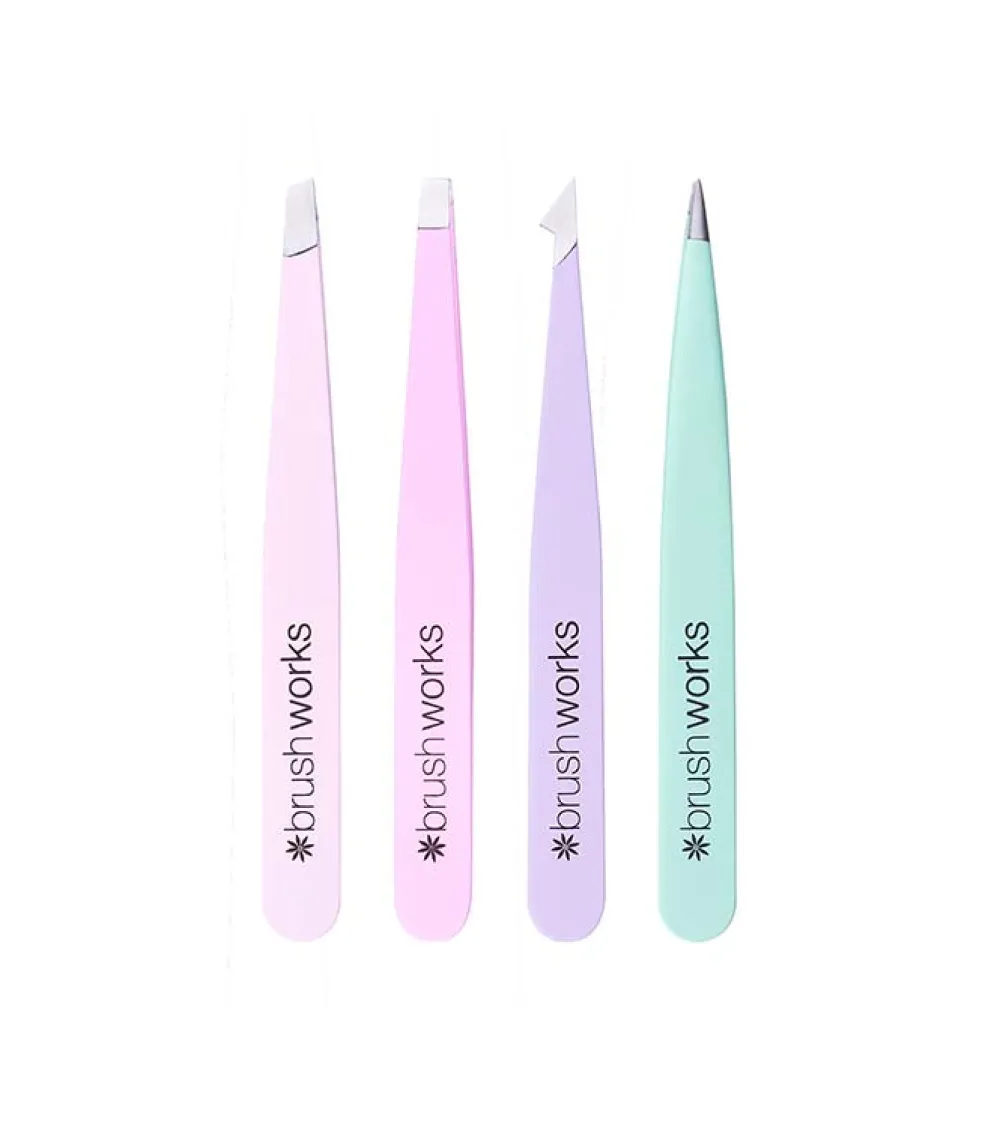 Set de pinzas depilatorias - Pastel>Brushworks New