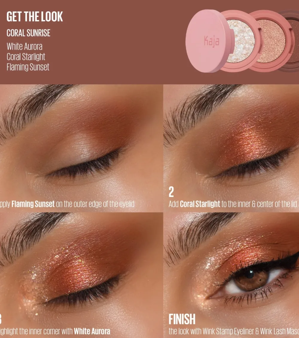 Sombra de ojos 3 en 1 Beauty Bento - Coral Sunrise>Kaja Discount
