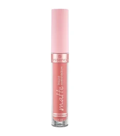 Sombra de ojos líquida waterproof Matte - 03: Peach Pop>essence