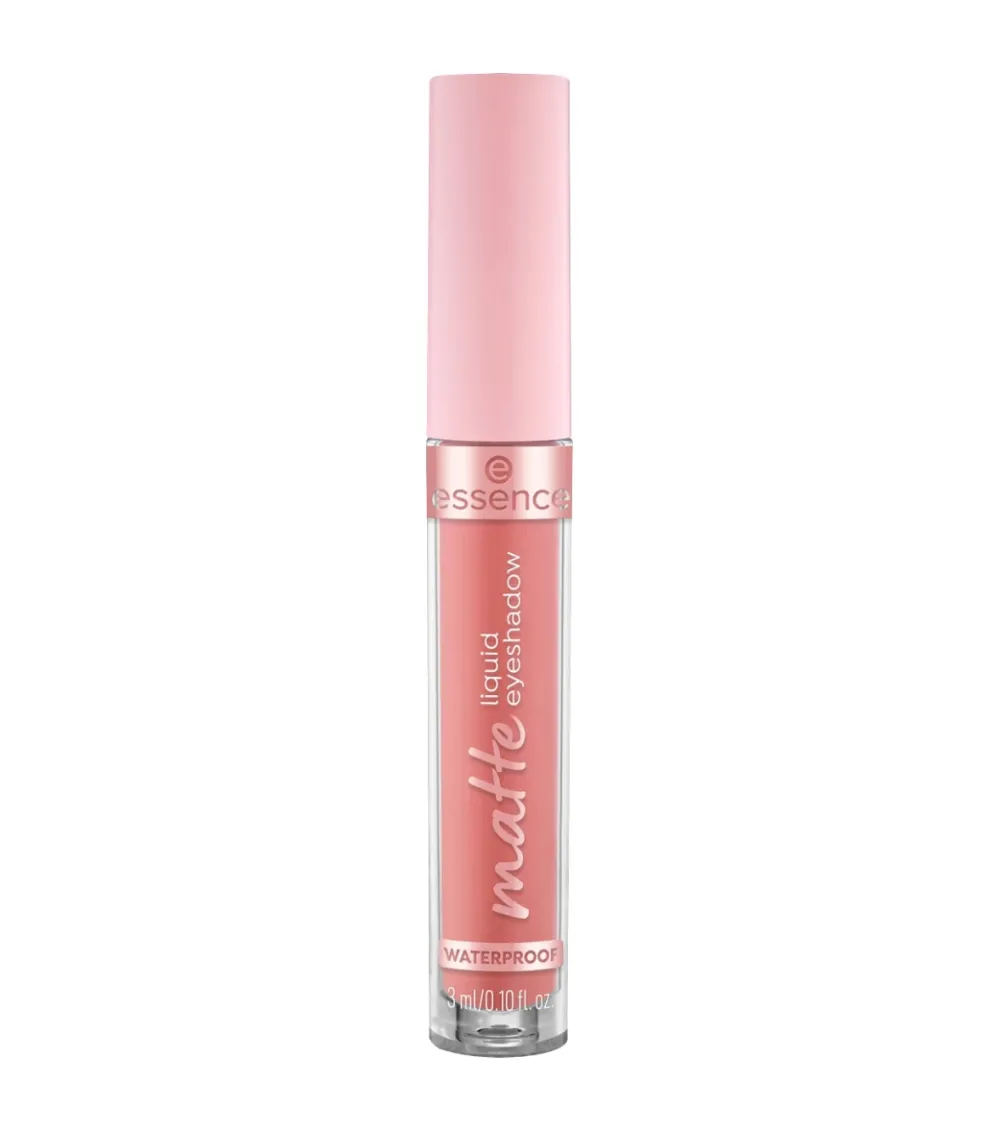 Sombra de ojos líquida waterproof Matte - 03: Peach Pop>essence