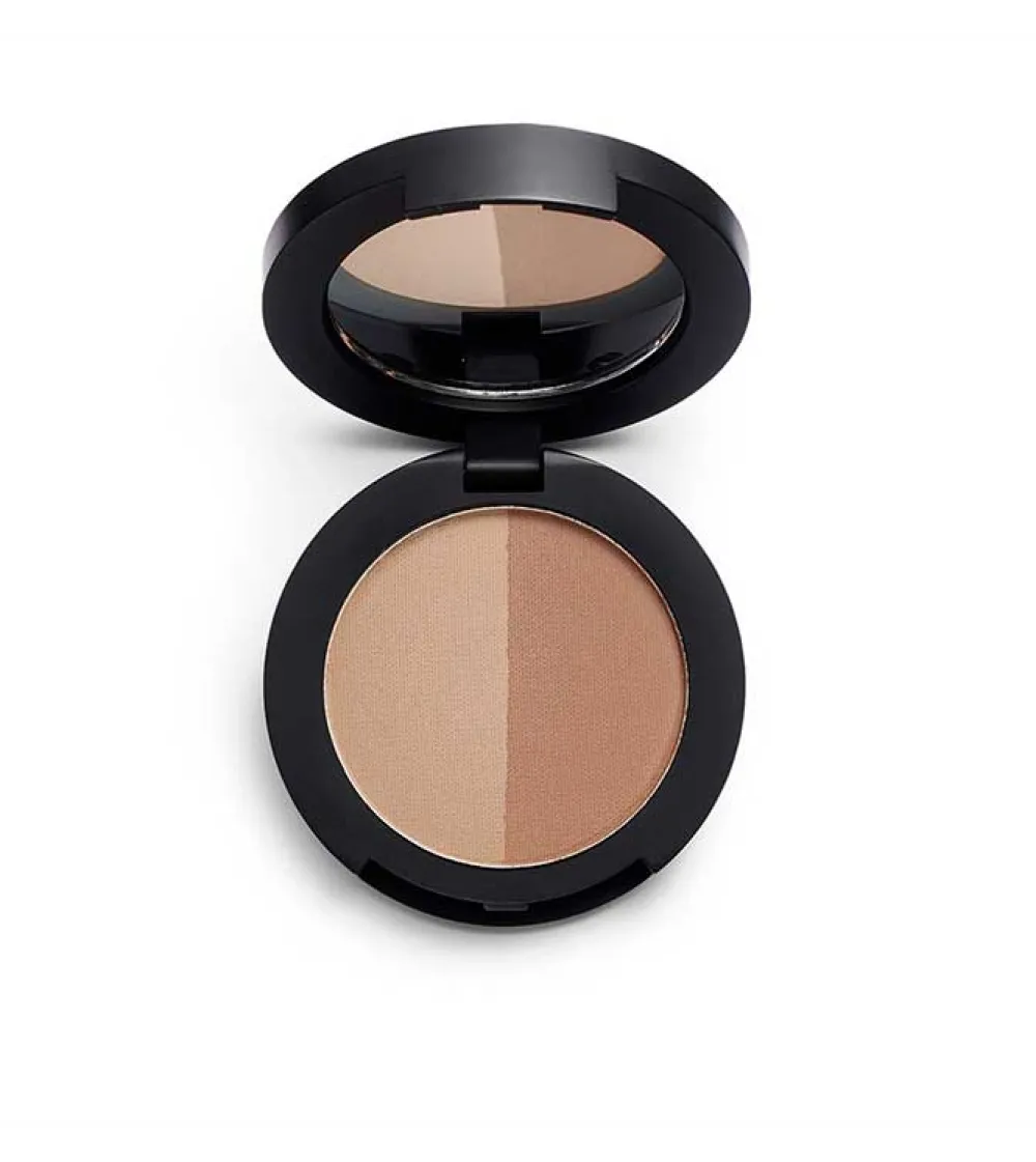 Sombra para cejas en polvo Duo Brow - Soft Brown>Revolution Pro Online