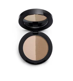 Sombra para cejas en polvo Duo Brow - Medium Brown>Revolution Pro Hot