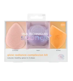 *Sponge +* - Set de esponjas Glow Radiance Complexion Kit>Real Techniques Hot