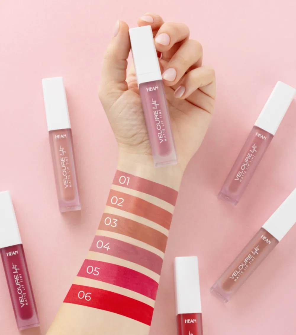 Tinte labial mate Veloure Light - 02: Peachy Nude>Hean Sale