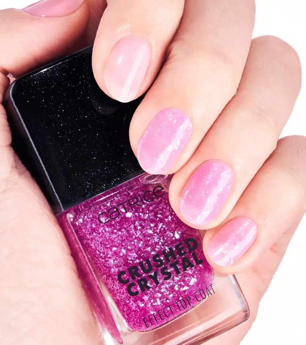 Top Coat Effect Crushed Crystal - 010: Amethyst Aura>Catrice New