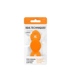 Trío de mini esponjas de maquillaje para corrector Miracle>Real Techniques Best