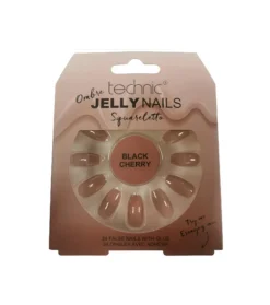 Uñas postizas False Nails Squareletto - Black Cherry>Technic Cosmetics Sale