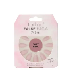 Uñas postizas False Nails Stiletto - Soft Pink>Technic Cosmetics Clearance