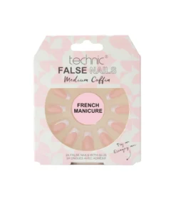 Uñas postizas False Nails Medium Coffin - French Manicure>Technic Cosmetics Online