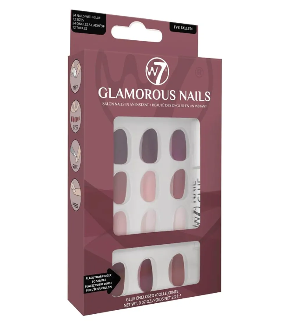 Uñas postizas Glamorous Nails - I've Fallen>W7 Online