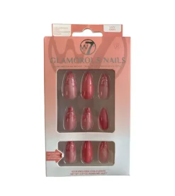 Uñas postizas Glamorous Nails - Lazy Daisy>W7 New