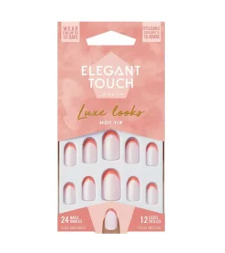 Uñas postizas Luxe Looks - Hot Tip>Elegant Touch Clearance