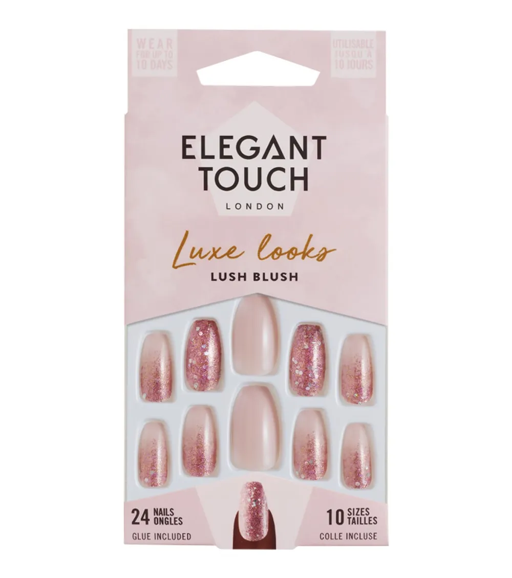 Uñas postizas Luxe Looks - Lush Blush>Elegant Touch New
