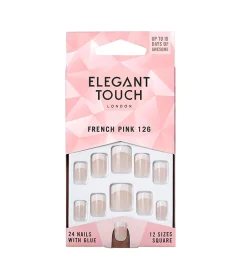 Uñas Postizas Natural French - 126: Small Pink>Elegant Touch Online