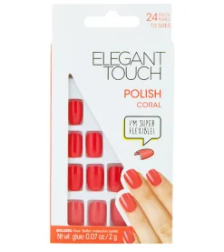 Uñas Postizas Polish - Coral>Elegant Touch Hot