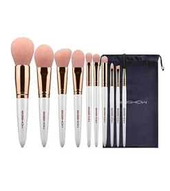*Vegan Series* - Set 10 brochas de nanofibra - Rose Gold>Eigshow Sale