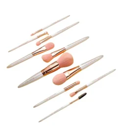 *Vegan Series* - Set 10 brochas de nanofibra - Rose Gold><noscript><img width=